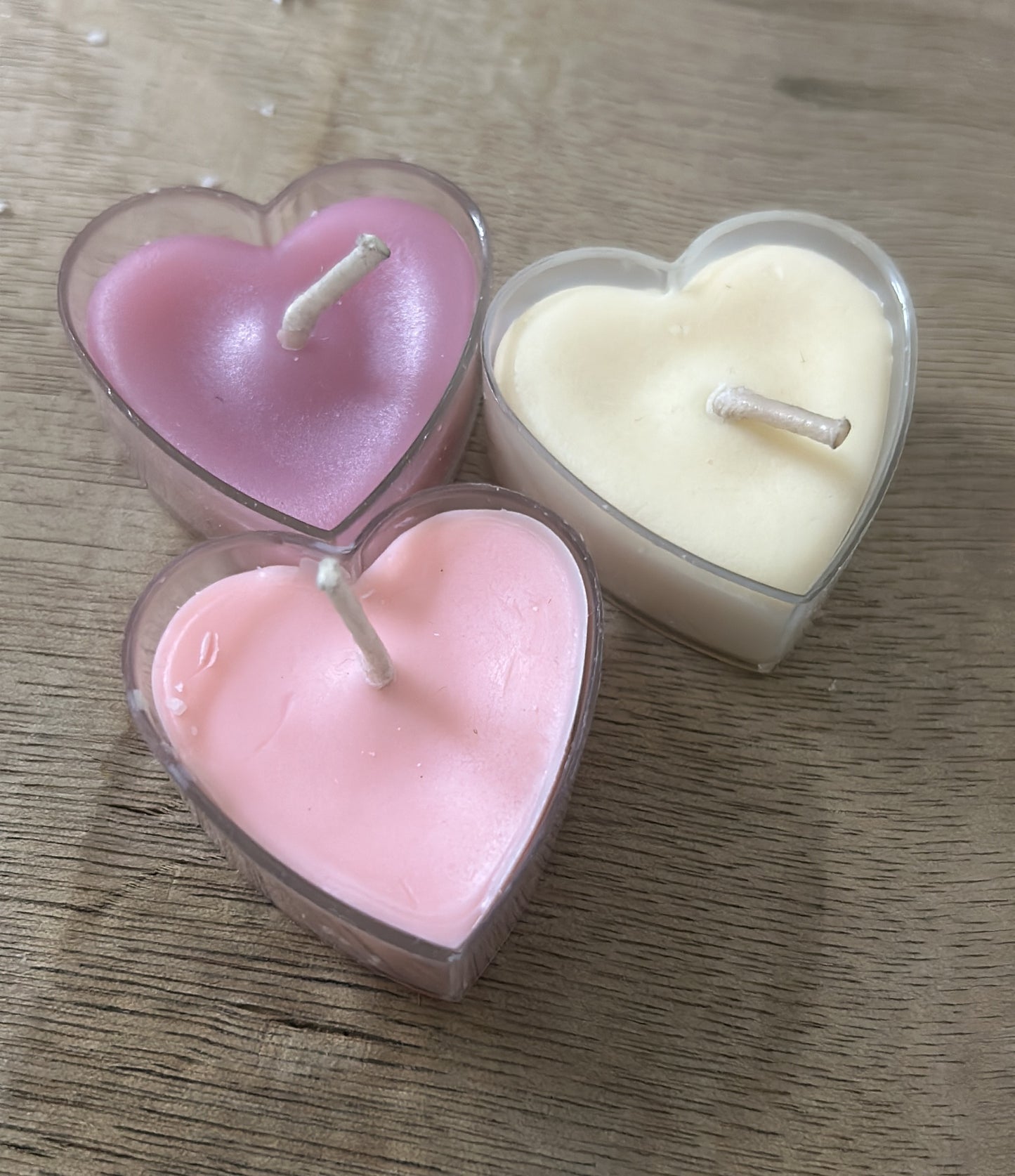 T-Light Candles (Round & Heart)