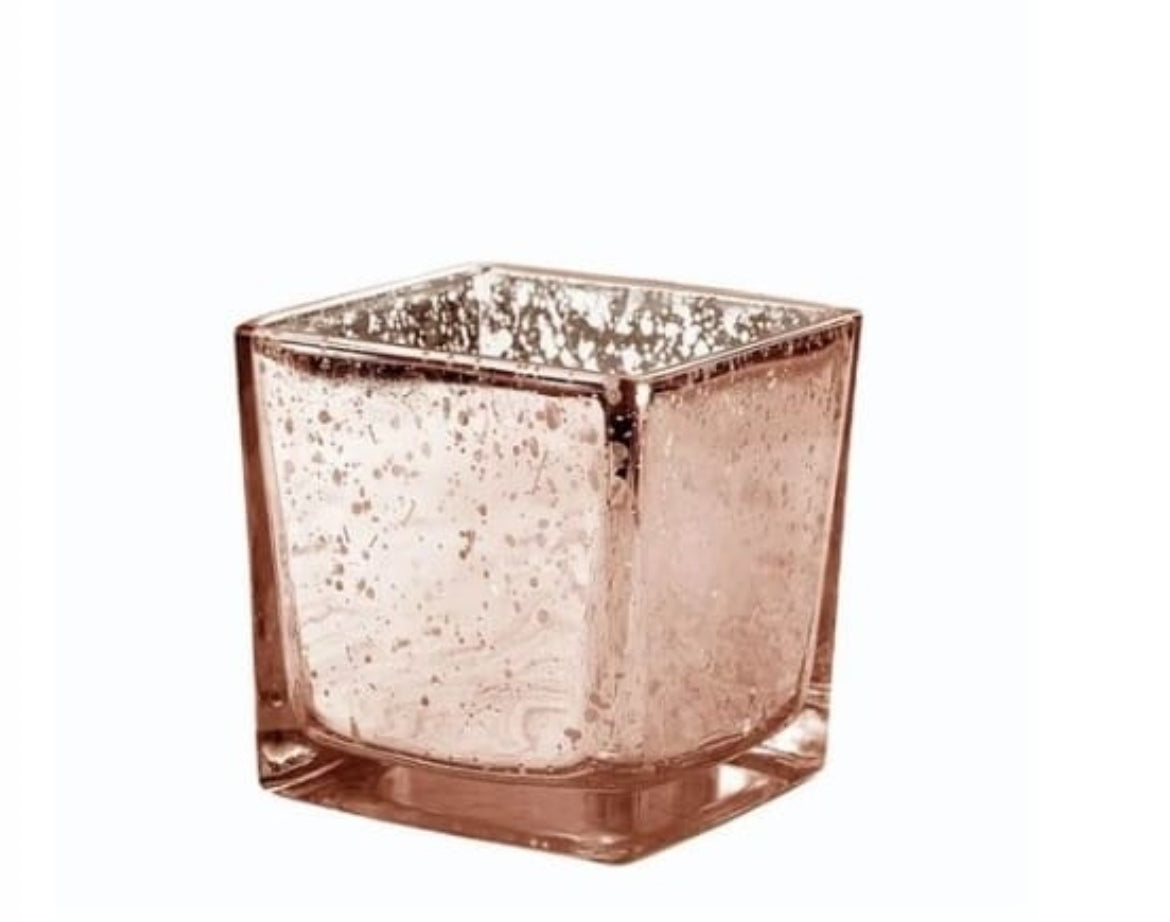 Square Silver Glass Candles/ DIY Candle making / soy wax / hand poured wax candles for festivals / gifting /Wedding /12 hour burn time / Smokeless & long lasting /Cozy Home Décor/ Lemon Tart/ Lavender