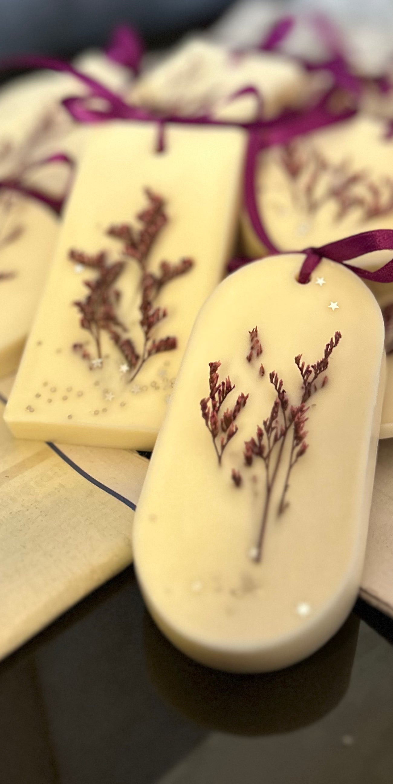 Infused Wax Tablet, Freshener, Scented Sachet for closet, Wardrobe, Drawers, Shoe Racks, Handmade, Soy Tablets, Premium home fragrance