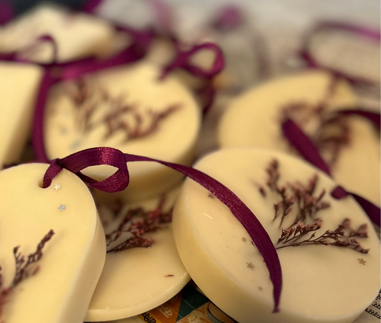 Infused Wax Tablet, Freshener, Scented Sachet for closet, Wardrobe, Drawers, Shoe Racks, Handmade, Soy Tablets, Premium home fragrance