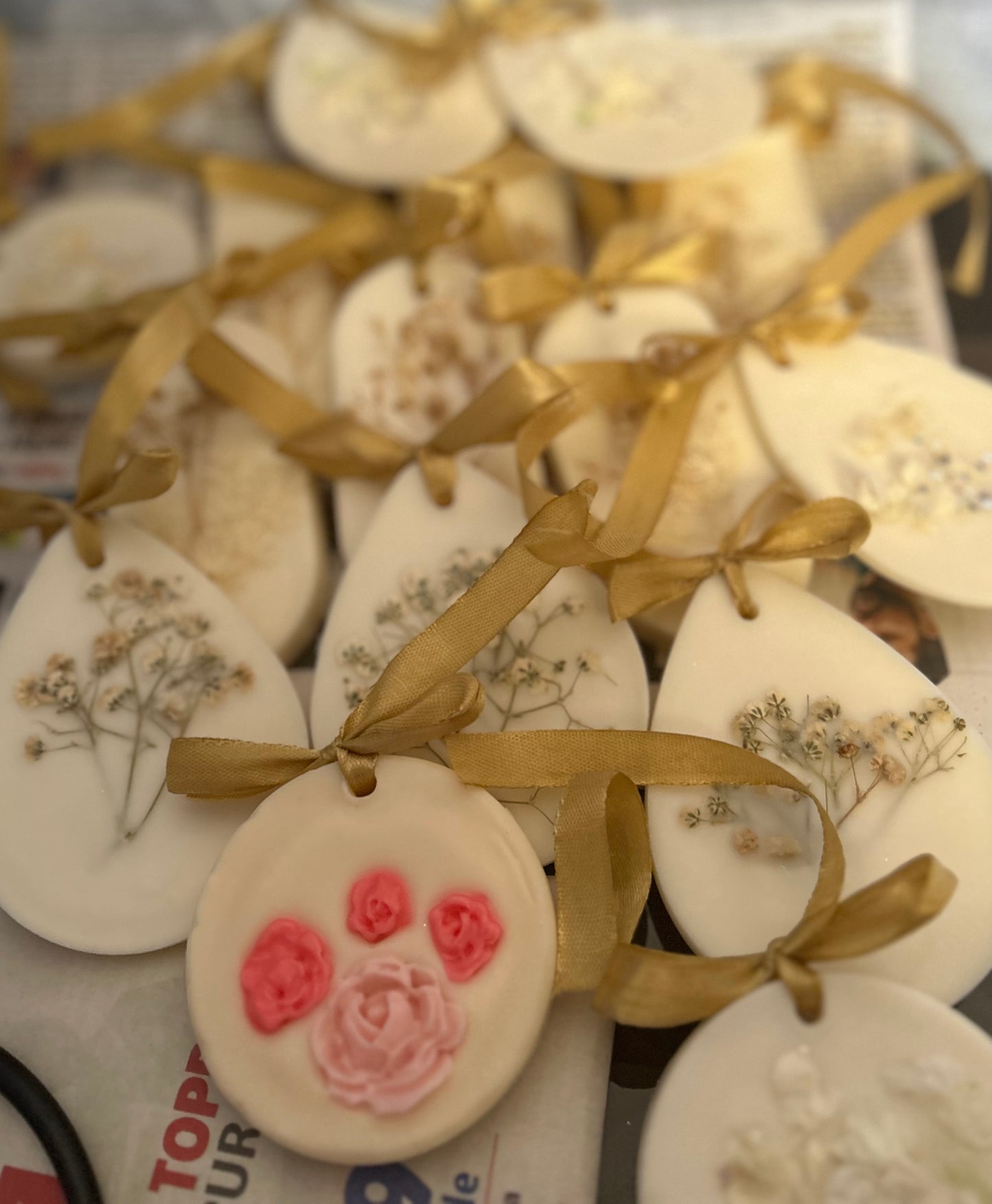 Infused Wax Tablet, Freshener, Scented Sachet for closet, Wardrobe, Drawers, Shoe Racks, Handmade, Soy Tablets, Premium home fragrance