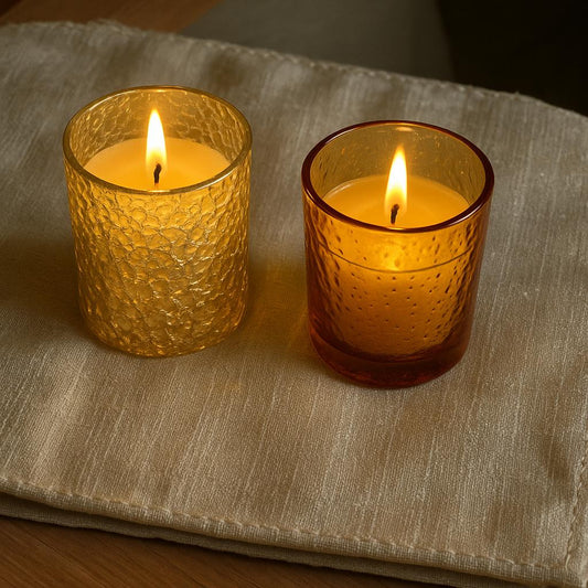 Silver Votive  Jar Candle
