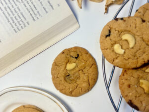 Roasted Almond Oatmeal Cookies
