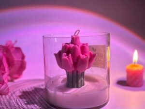Transparent Round Shaped glass Jar