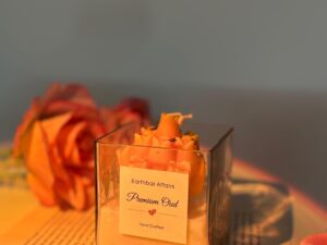 Square Transparent glass Jar