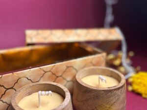 Cup shaped Wooden Vessel